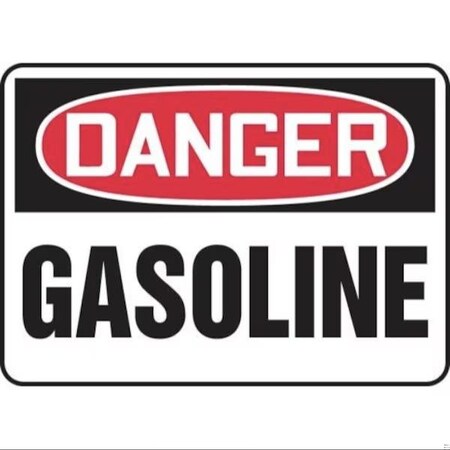 Accuform OSHA DANGER SAFETY SIGN GASOLINE MCHL212VP MCHL212VP